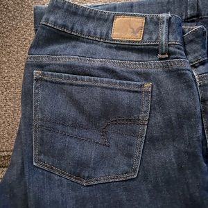 AE skinny flare jeans